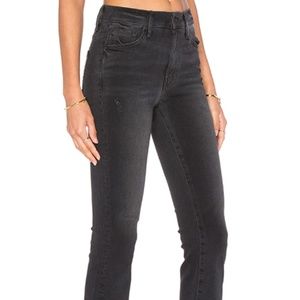 Mother High Waisted Looker jeans Faded Black 32